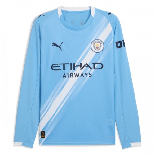 Nogometni Dresovi Manchester City Domaći 2025-26 Dugim Rukavima Nogometni Dresovi Manchester City Domaći 2025-26 Dugim Rukavima